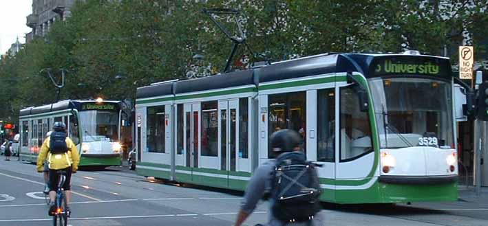 Melbourne M>Tram Siemens Combino 3529